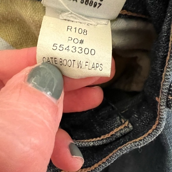 Lucky BRAND Vintage Cate boot leg flare with flap pockets distressed size 29 - Picture 4 of 15